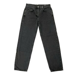 Collusion Dad Jeans Mens 28x30 Faded Black Straight Comfort 100% Cotton Denim
